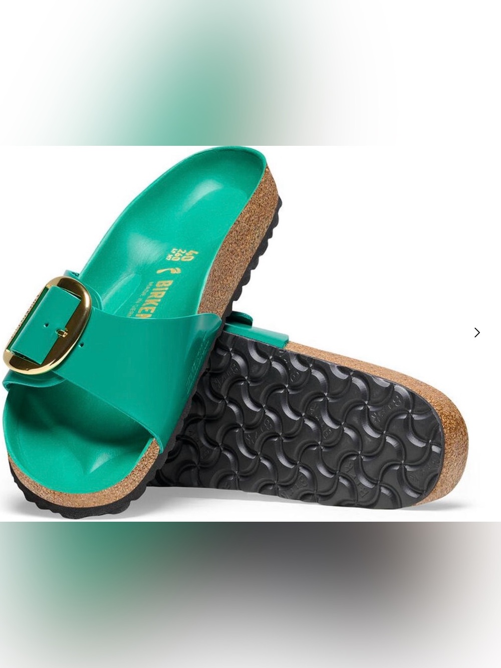 Birkenstock Madrid Big Buckle Digital Green NWT $150 - Picture 5 of 15